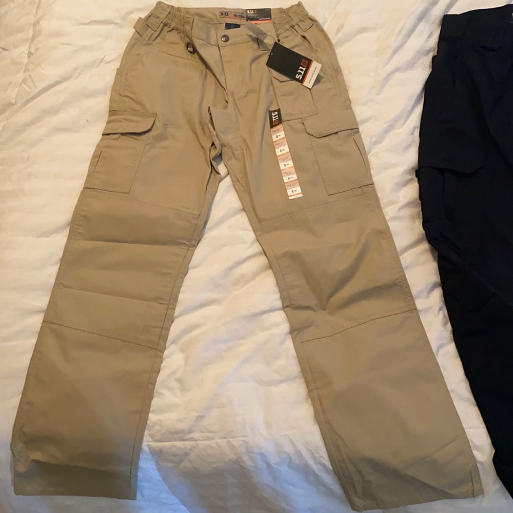 5.11 tactical pants size 4 khaki and black